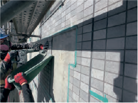 騒音、粉塵を大幅に軽減